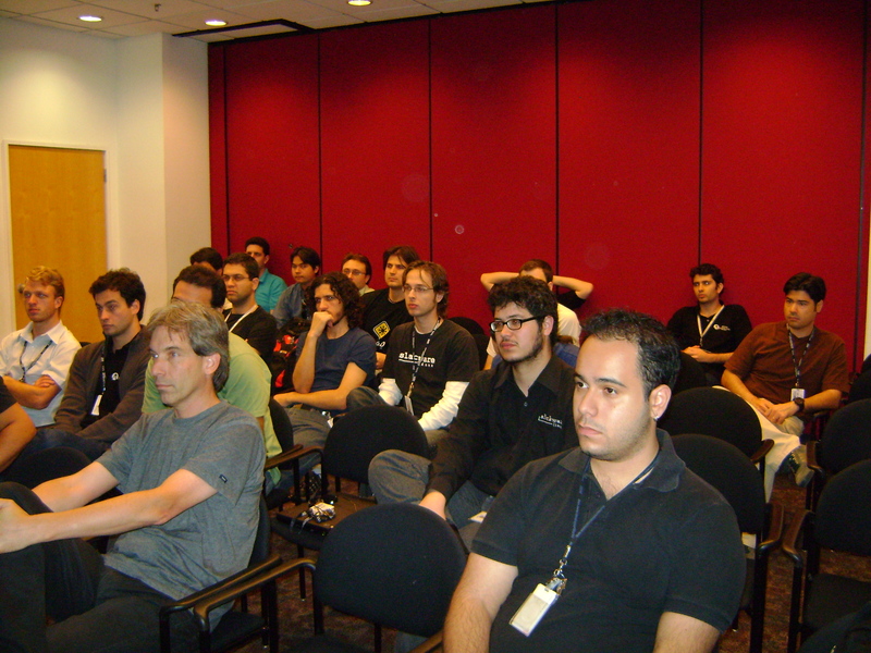 Eric, Sergio, and other audience at IBM LTC
