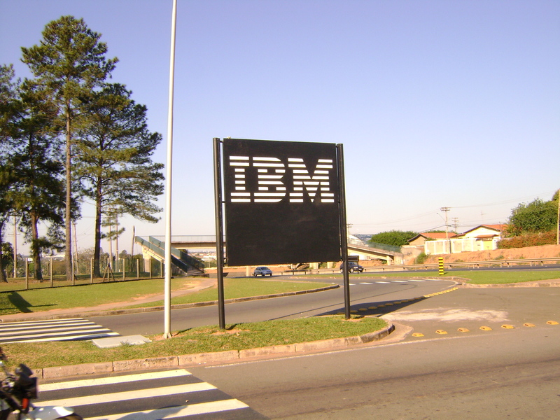 IBM Sign at Entrance