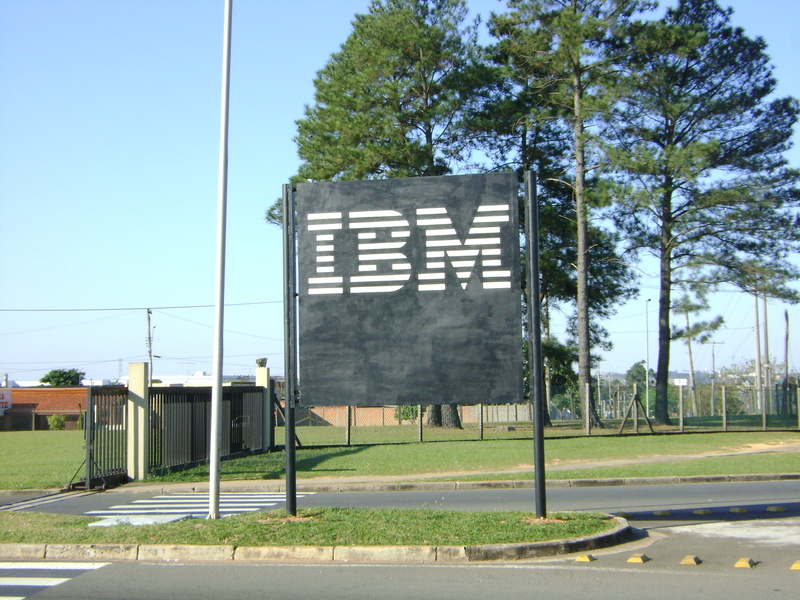 IBM Sign at Entrance again